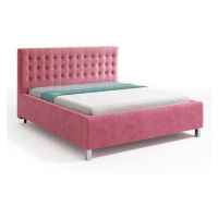 Čalúnená posteľ Adore 180x200, ružová, bez matraca