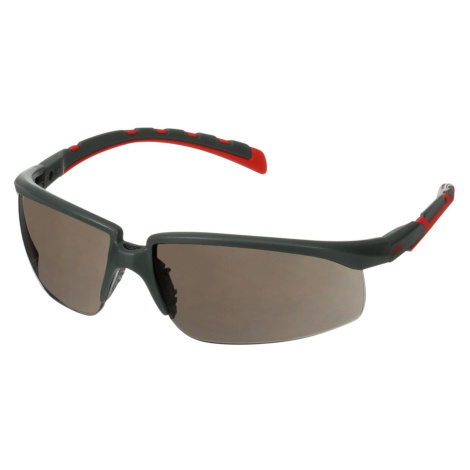 Ochranné okuliare 3M Solus 2000 - farba: číra/červená