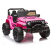 mamido Detské elektrické autíčko jeep Speed ružové