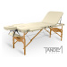 Skladací masážny stôl TANDEM Profi W3D Farba: krémová