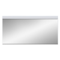 Sconto Zrkadlo FRESNO biela, šírka 130 cm