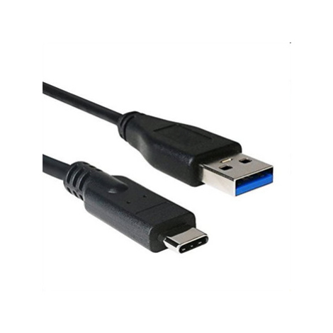 Kabel C-TECH USB 3.0 AM na Type-C kabel (AM/CM), 1m, čierny