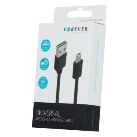 FOREVER lightning USB kábel 3m