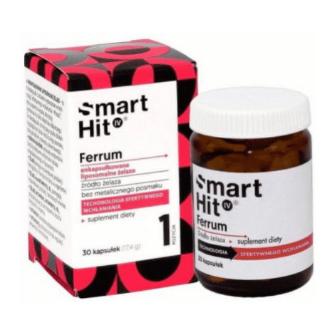 SMARTHIT IV Ferrum lipozomálne železo 30 kapsúl