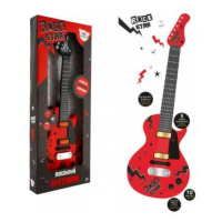 Gitara elektrická ROCK STAR plast 58cm na batérie so zvukom, svetlom v krabici 24x62x5,5cm