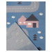 Dětský koberec Adventures 104536 Sky-blue - 80x150 cm Hanse Home Collection koberce