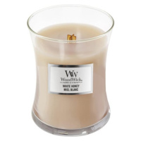WoodWick, Biely med, Sviečka oválna váza 275 g