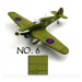 mamido Stavebnica lietadlo Hawker Hurricane NO.6 1:48