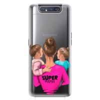 Plastové puzdro iSaprio - Super Mama - Two Girls - Samsung Galaxy A80