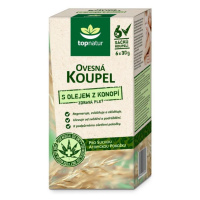 TOPNATUR Ovsená kúpeľ s olejom z konope 6x30 g