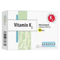 GENERICA Vitamin K2, výživový doplnok, 60 ks