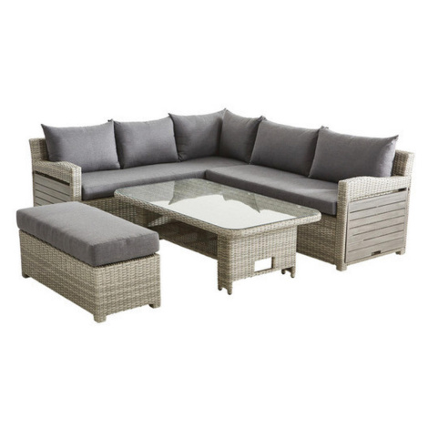 Ambia Garden TERASOVÁ SEDACIA SÚPRAVA kov, plast, sklo, textil Ambia Home