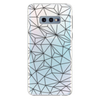 Plastové puzdro iSaprio - Abstract Triangles 03 - black - Samsung Galaxy S10e