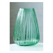 Zelená sklenená váza Bitz Kusintha, výška 22 cm