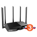 Tenda TX27 Pre AXE5700 WiFi6E Router, 1x GWAN, 3x GLAN, IPv6, BSS Color, VPN server, WPA3,CZ app