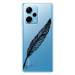 Odolné silikónové puzdro iSaprio - Writing By Feather - black - Xiaomi Redmi Note 12 Pro 5G / Po