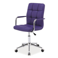 Sconto Kancelárska stolička SIGQ-022 fialová