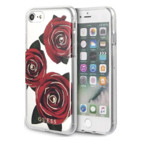 Kryt Guess iPhone 7/8 Transparent Hardcase Flower Desire Red Rose (GUHCI8ROSTR)