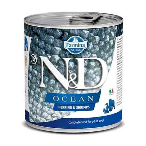 N&amp;D dog OCEAN konz. ADULT herring/shimps - 285g Natural&Delicious