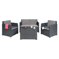 TOOMAX DIANA 4 SEATER záhradný plastový set - grafit