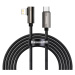 Kábel Cable USB-C to Lightning Baseus Legend Series, PD, 20W, 2m (black) (6953156207486)