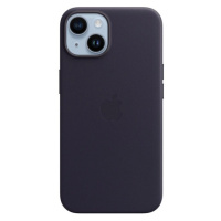 Apple kožený kryt s MagSafe na iPhone 14 Plus atramentovo fialový