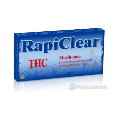 RapiClear THC (Marihuana) IVD, test drogový na samodiagnostiku 1ks