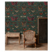 WALLCOLORS Butterflies Vert Wallpaper - tapeta POVRCH: Prowall Sand