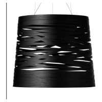 Foscarini Tress grande LED závesné svietidlo, čierne