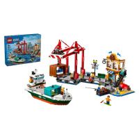 LEGO ® 60422 Prístav s nákladnou loďou