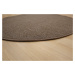 Kusový koberec Astra hnědá kruh - 80x80 (průměr) kruh cm Vopi koberce