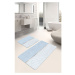 Modré kúpeľňové predložky v súprave 2 ks 60x100 cm – Mila Home