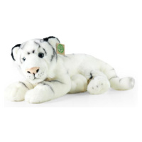 Plyšový tiger biely ležiaci 36 cm ECO-FRIENDLY