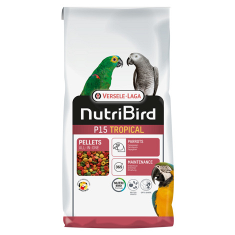 Versele Laga NutriBird P15 Tropical - pelety pre veľké papagáje 10kg
