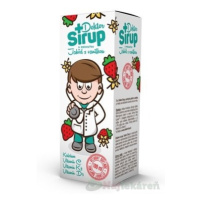 Doktor Sirup kalciový sirup s príchuťou jahôd s vanilkou 100 ml