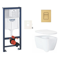 Závesný wc set do ľahkých stien / predstenová montáž Grohe Essence SIKOGRSESSCGN0