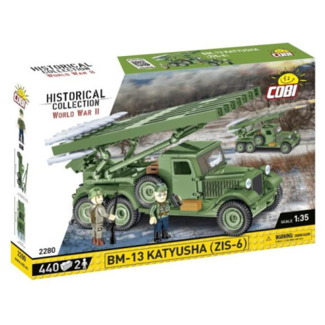 Cobi 2280 II WW BM-13 Kaťuša ZIS 6, 1:35, 450 k, 2 f