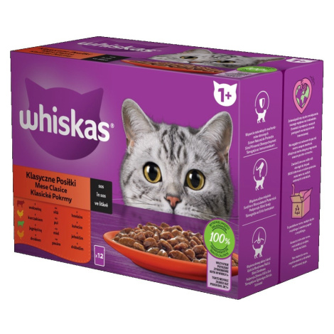 Whiskas Klasické Pokrmy V Šťave - 12x85g