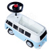 Odrážadlo minibus so zvukom Baby Volkswagen T1 Blue BIG s reálnym dizajnom a odkladacím priečink