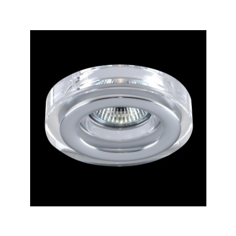 Svietidlo DOWNLIGHT GU10/50W, CRYSTAL/CHR ALU,IP55 (EMITHOR) LUXERA