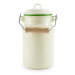 Smaltovaný džbán na mlieko so zeleným okrajom 1l - Ibili - Ibili