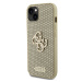 Guess PU Perforated 4G Glitter Metal Logo Apple iPhone 15 GUHCP15SPSP4LGD Gold