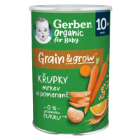 GERBER Organic chrumky s mrkvou a pomarančom 35 g