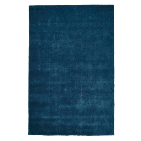 Modrý vlnený koberec Think Rugs Kasbah, 150 x 230 cm