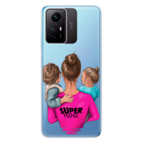 Odolné silikónové puzdro iSaprio - Super Mama - Boy and Girl - Xiaomi Redmi Note 12S