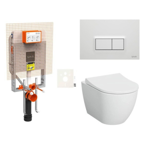 Cenovo zvýhodnený závesný WC set VitrA na zamurovanie + WC VitrA Nuo SIKOVIZNUO600