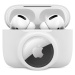 iWant AirPods Pro silikónové puzdro s Airtag vreckom biele