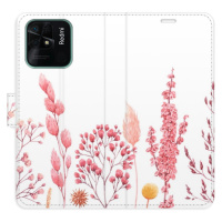 Flipové puzdro iSaprio - Pink Flowers 03 - Xiaomi Redmi 10C