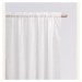 Záclona La Rossa bielej farby na riasiacou páskou 140 x 250 cm