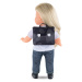 Školská aktovka School Bag Black Ma Corolle pre 36 cm bábiku od 4 rokov